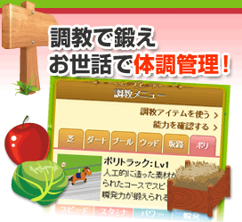調教で鍛えお世話で体調管理！